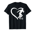 Soccer Player Soccer Heart Soccer T-Shirt - Casual Everyday Wear Unisex