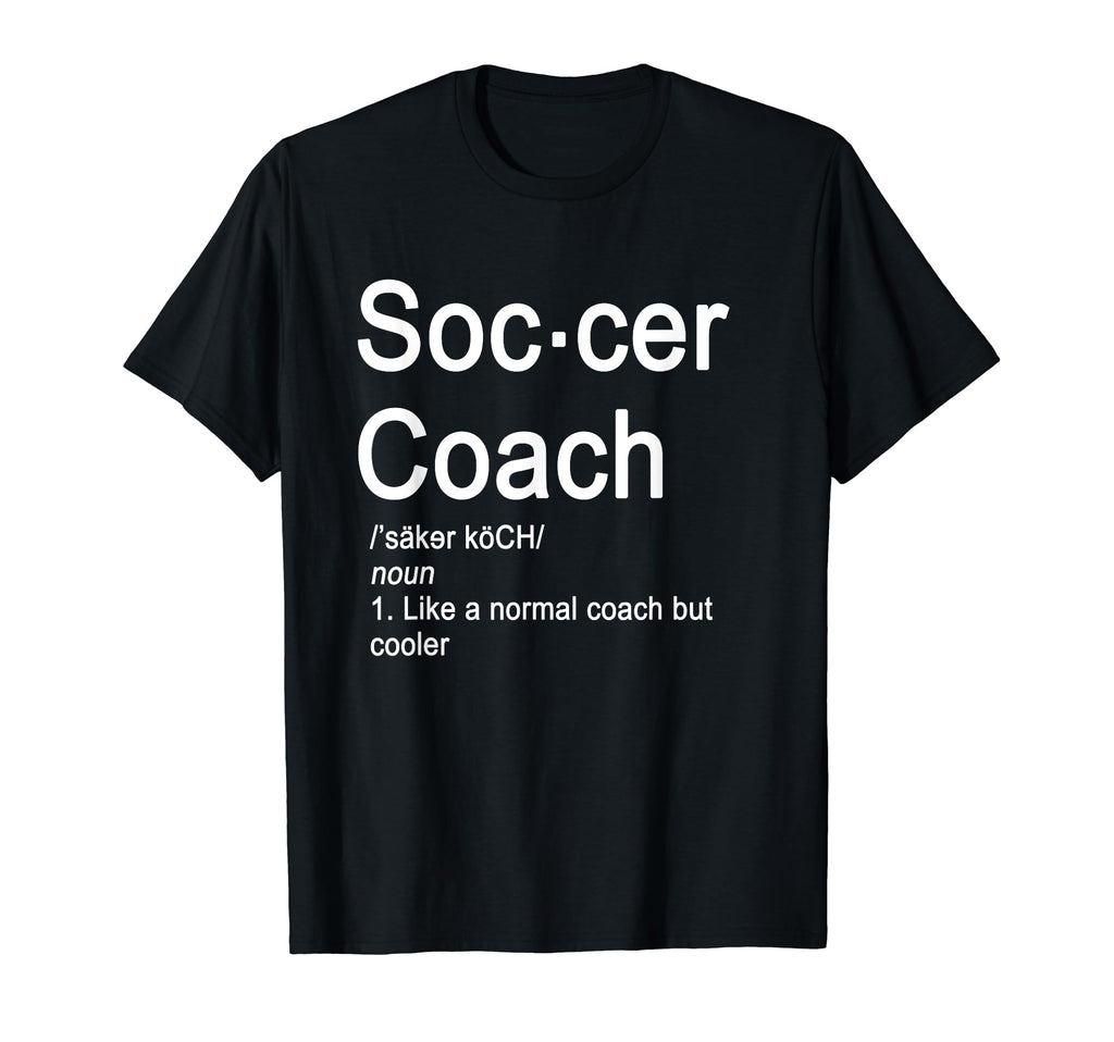 Soccer Coach Definition Funny Gift T-Shirt - Minimalist Print Unisex