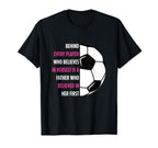 Behind Every Player Is Father Soccer T-Shirt - Novelty Apparel for Adults
