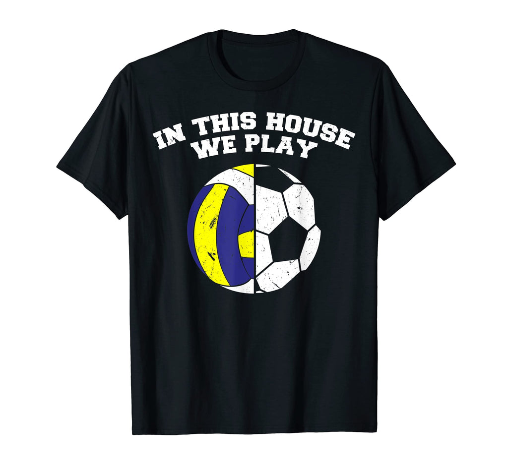 Ballers We Play Ball Mom Dad Soccer T-Shirt - Trendy Graphic Unisex