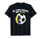 Ballers We Play Ball Mom Dad Soccer T-Shirt - Trendy Graphic Unisex