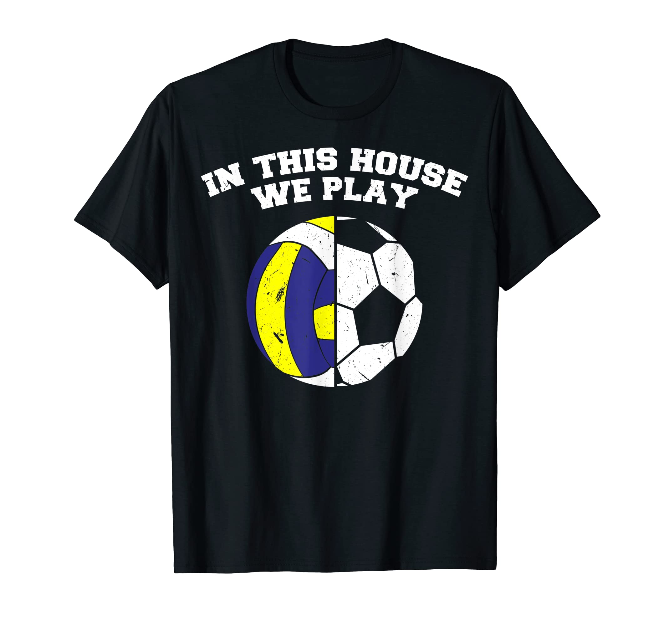 Ballers We Play Ball Mom Dad Soccer T-Shirt - Trendy Graphic Unisex
