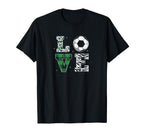 Soccer Player Love T-Shirt - Casual Everyday Wear Unisex