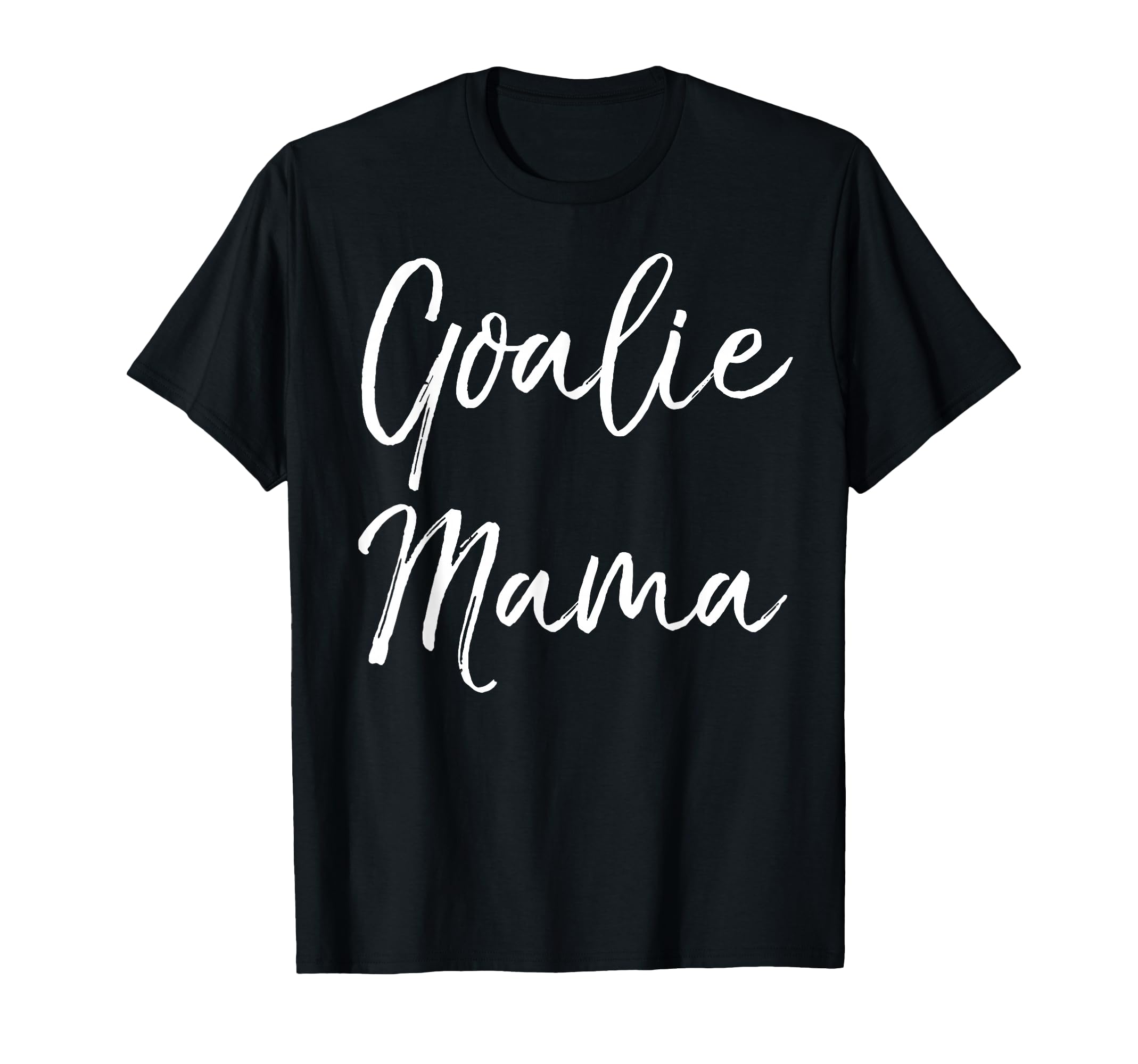 Soccer Mom Goal Keeper Gift Goalie Mama T-Shirt - Minimalist Print Unisex