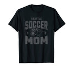 Distressed Soccer Mom Seattle T-Shirt - Novelty Apparel Men Women