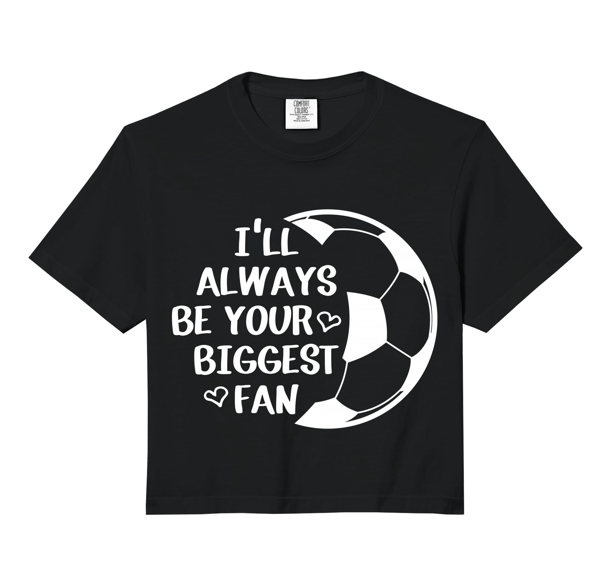 Ill Always Be Your Biggest Fan Soccer Mom Hoodie - Minimalist Print Unisex