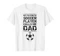 My Favorite Soccer Player Calls Me T-Shirt - Fun Novelty Design Men Women