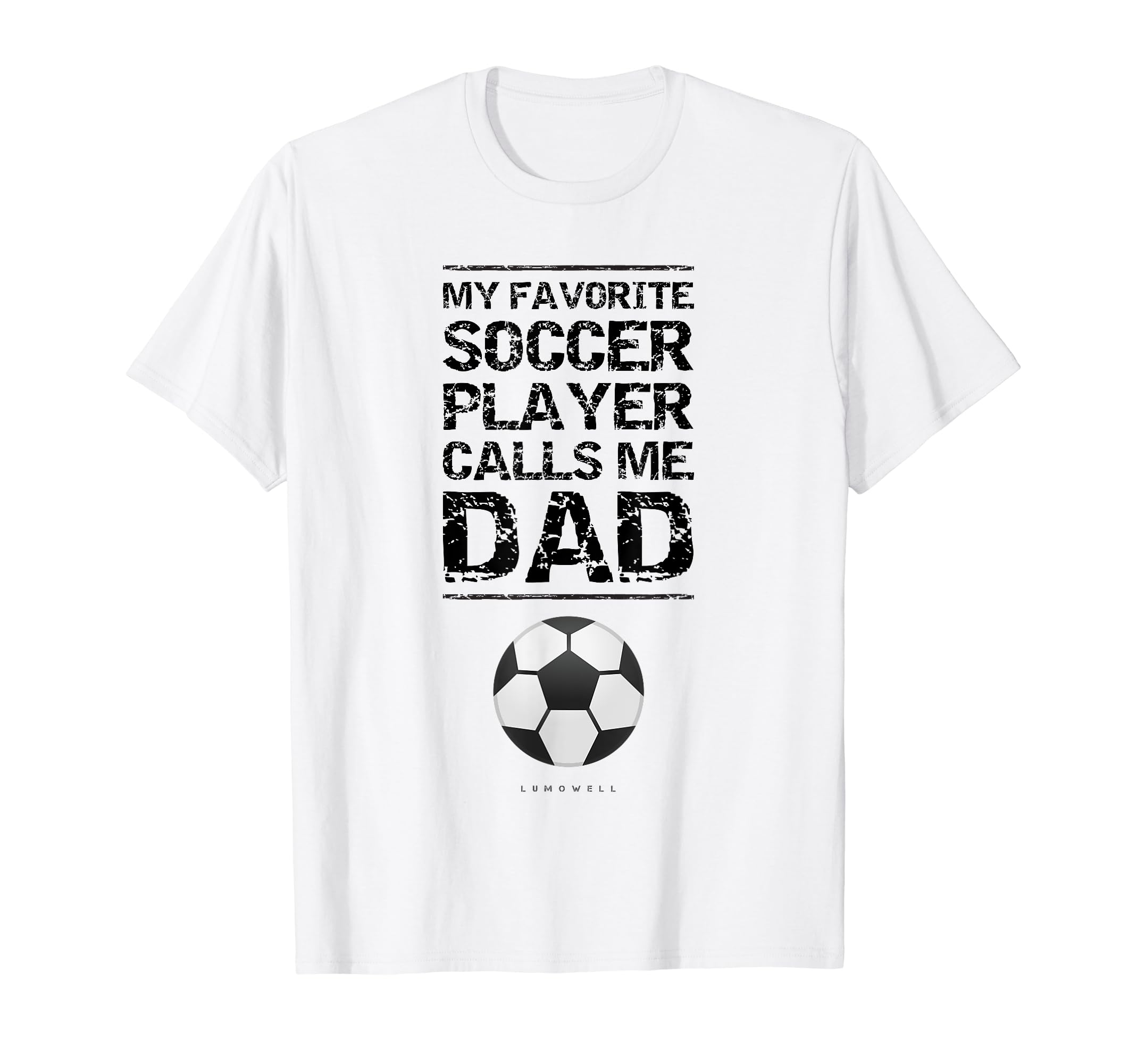 My Favorite Soccer Player Calls Me T-Shirt - Fun Novelty Design Men Women