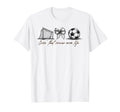 Livin That Soccer Mom Life Game Day Trendy T-Shirt - Unique Graphic Unisex