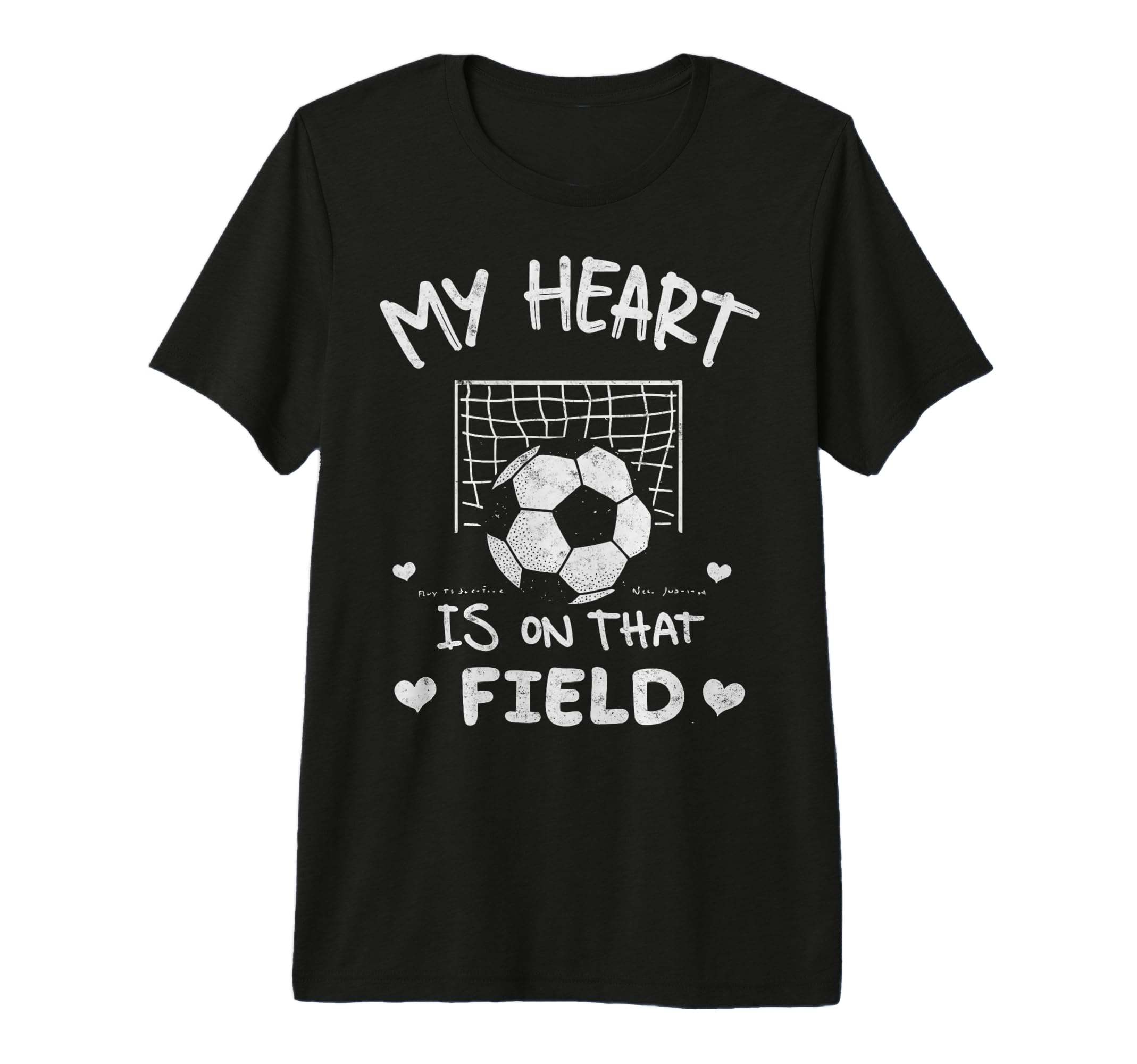 My Heart Is That Field Soccer Player T-Shirt - Aesthetic Graphic Men Women