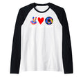 Peace Love Soccer Heart Ball Gift Sweatshirt - Minimalist Print Men Women