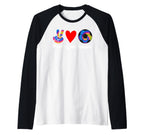 Peace Love Soccer Heart Ball Gift Sweatshirt - Minimalist Print Men Women