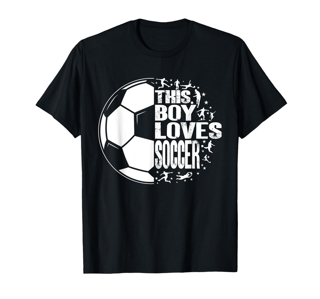 Sport Funny This Loves Soccer T-Shirt - Graphic Print Men Women