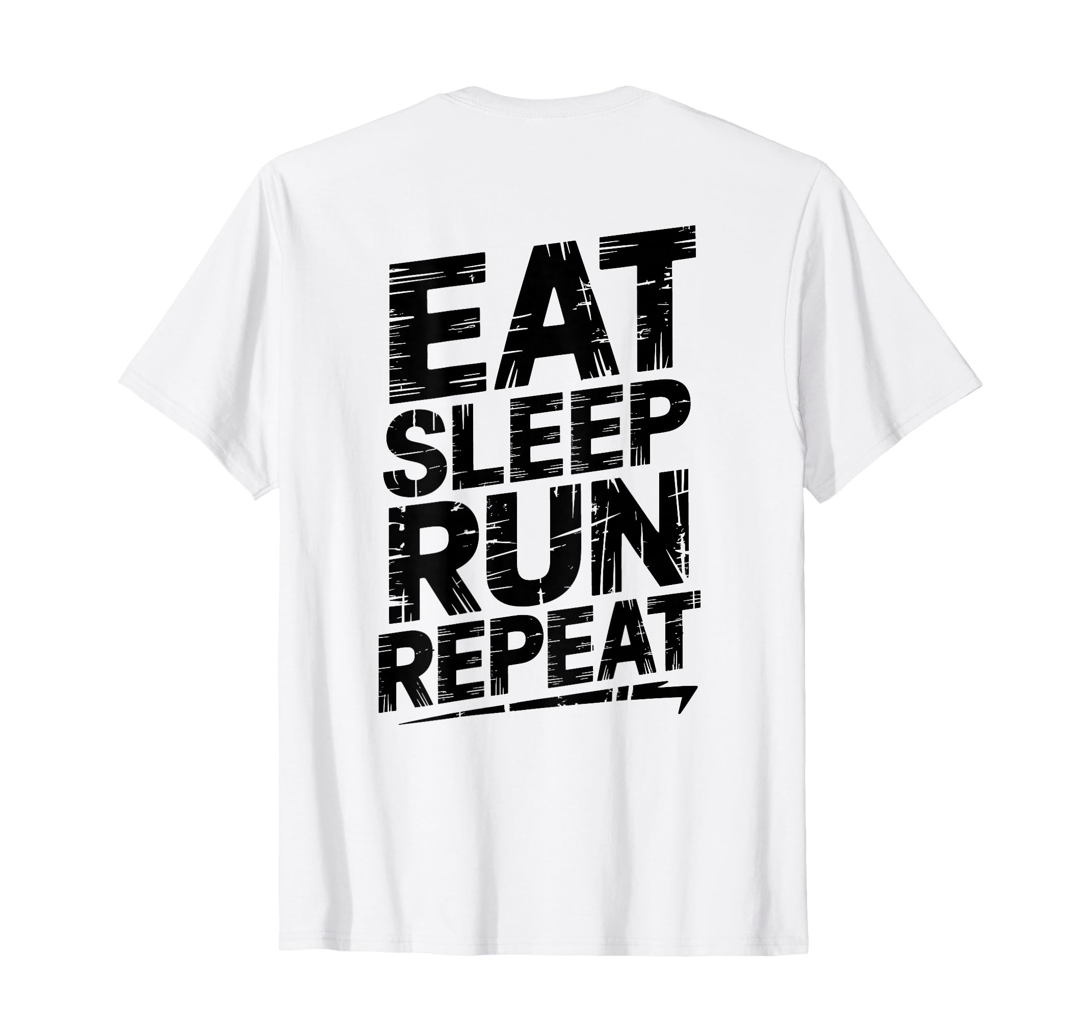 Eat Sleep Run Repeat Running T-Shirt - Aesthetic Graphic Men Women