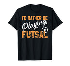 Love Playing Futsal Fun Indoor Soccer T-Shirt - Unique Graphic Unisex