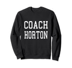 Coach Horton Custom Football Sweatshirt - Casual Everyday Wear for Adults