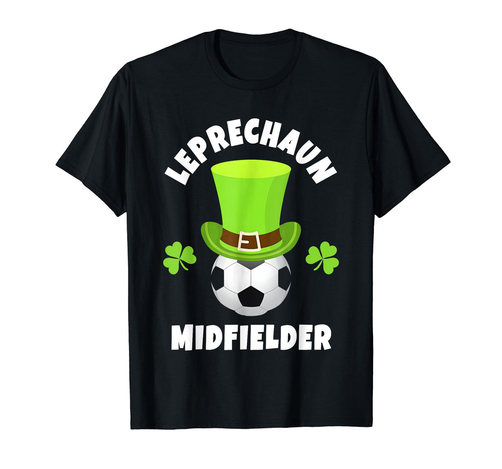 Soccer Midfielder Leprechaun T-Shirt - Fun Novelty Design Men Women