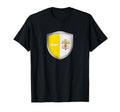 Vatican Flag Badge Soccer Fans T-Shirt - Streetwear Style for Adults
