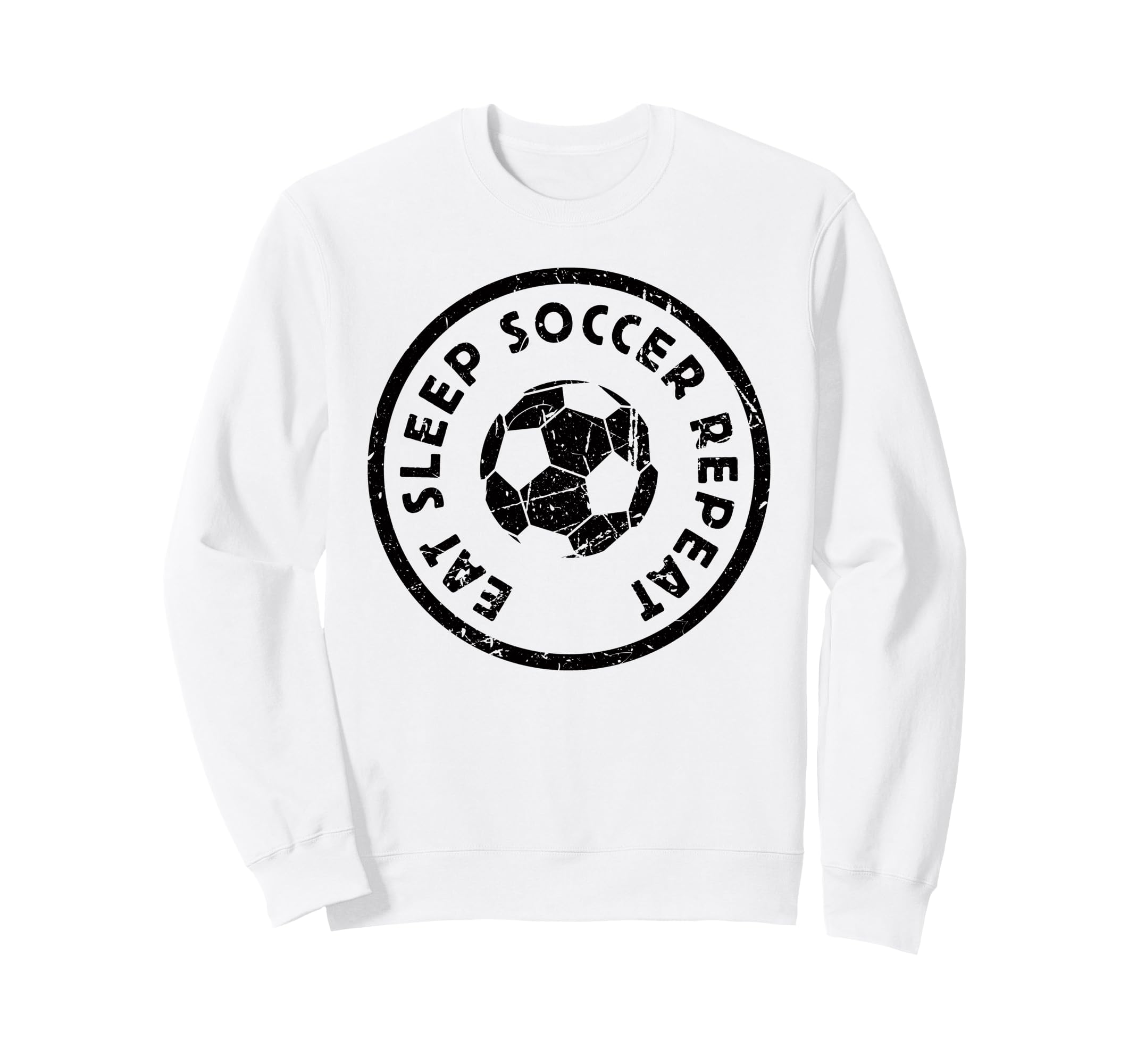 Eat Sleep Soccer Repeat Player Sweatshirt - Novelty Apparel Men Women