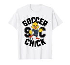 Soccer Chick Soccer Player Soccer T-Shirt - Aesthetic Graphic Unisex