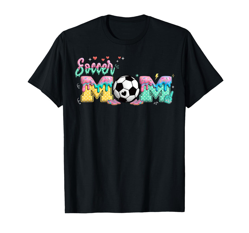 Soccer Mom Drip Soccer Mama Mommy T-Shirt - Unique Graphic Men Women