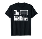 Goalfather Dad Soccer Goalkeeper Goalie T-Shirt - Graphic Print Unisex