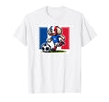 Poodle Loves Soccer T-Shirt - Trendy Graphic for Adults