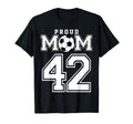 Number 42 Custom Proud Soccer Futbol T-Shirt - Aesthetic Graphic Unisex