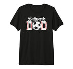 Mens Ballpark Dad Baseball Soccer Dad T-Shirt - Graphic Print for Adults
