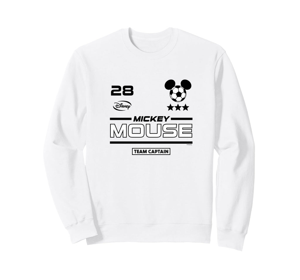 Mickey Mouse Team Captain Soccer Sweatshirt - Novelty Apparel Men Women