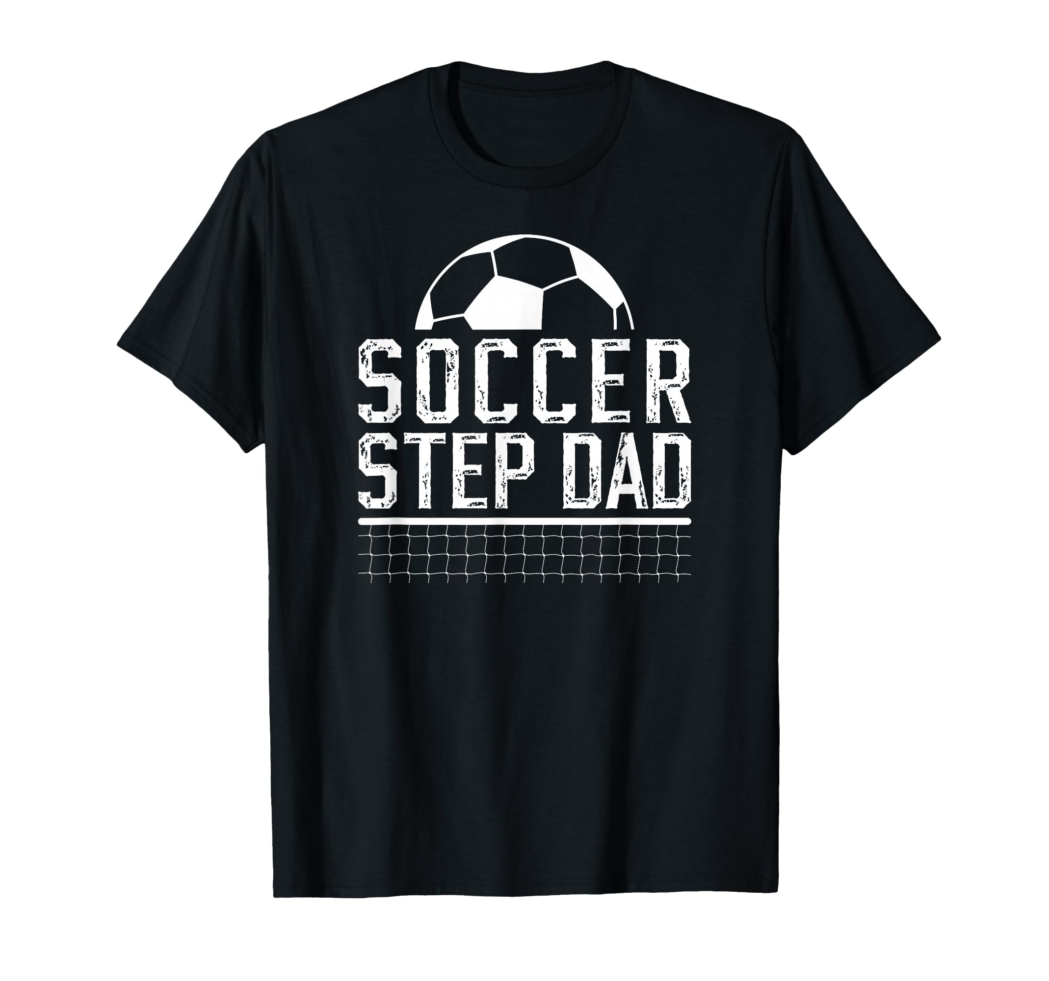 Soccer Step Dad Soccer Player Stepfather T-Shirt - Trendy Graphic Unisex