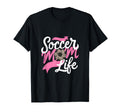 Soccer Mom Life Leopard Mama T-Shirt - Casual Everyday Wear for Adults