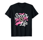 Soccer Mom Life Leopard Mama T-Shirt - Casual Everyday Wear for Adults