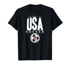 Usa Soccer Shirts Soccer Fan Tshirts T-Shirt - Minimalist Print Men Women