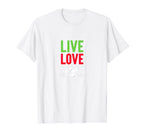 Live Love Soccer Inspiring T-Shirt - Casual Everyday Wear for Adults