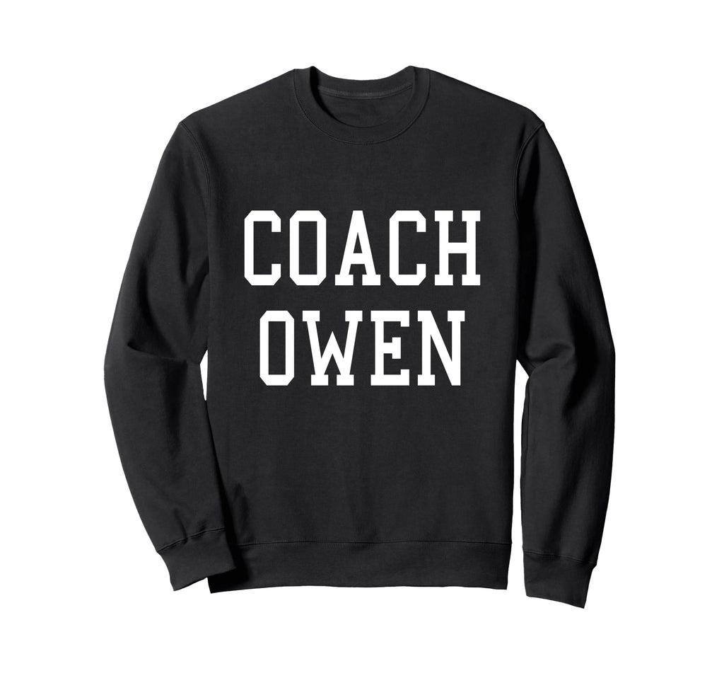 Coach Owen Custom Football Soccer Sweatshirt - Trendy Graphic Unisex