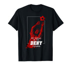 My Goal Is To Deny Yours Soccer T-Shirt - Minimalist Print for Adults