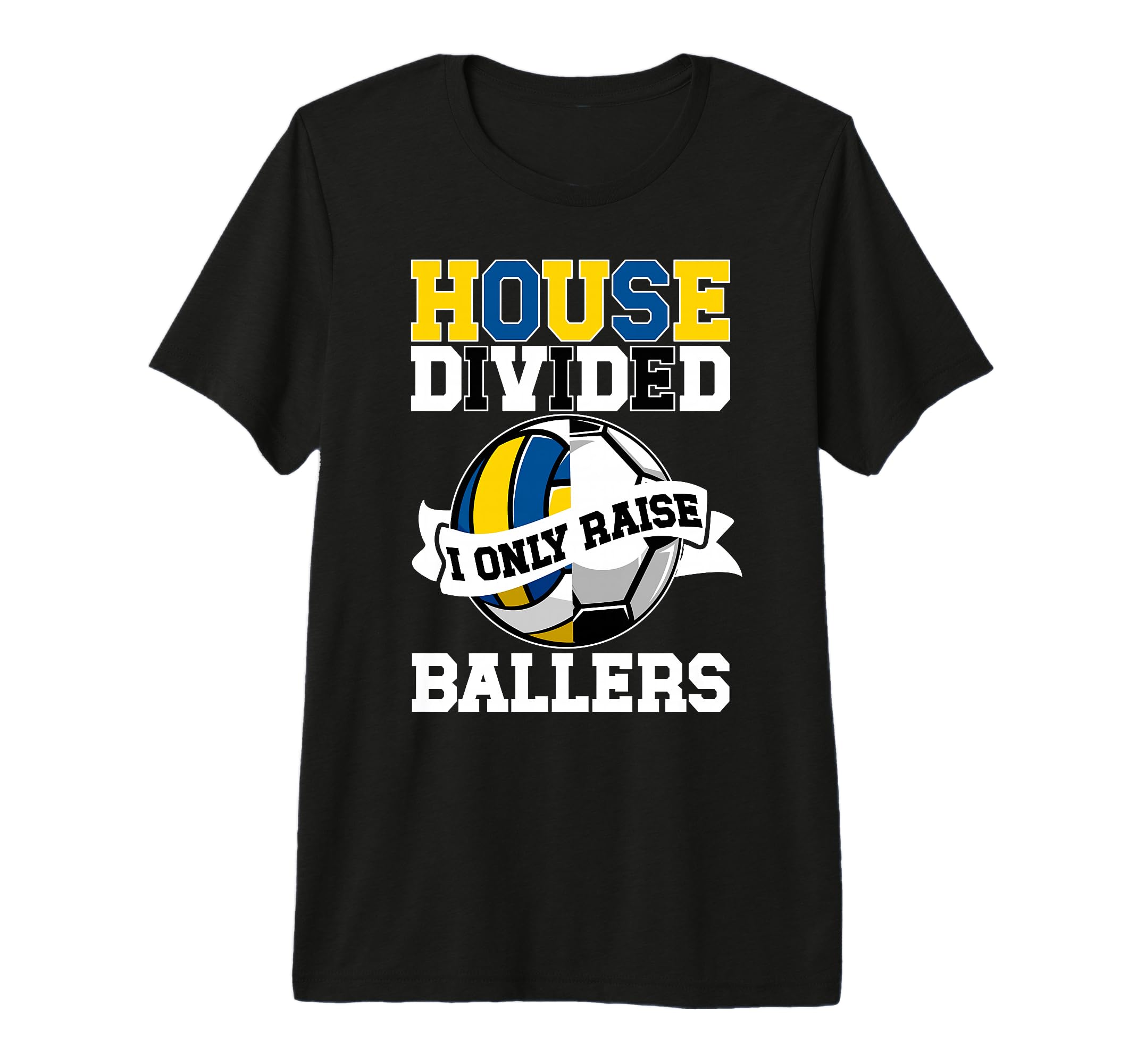 Mens House Divided I Only Raise T-Shirt - Casual Everyday Wear for Adults