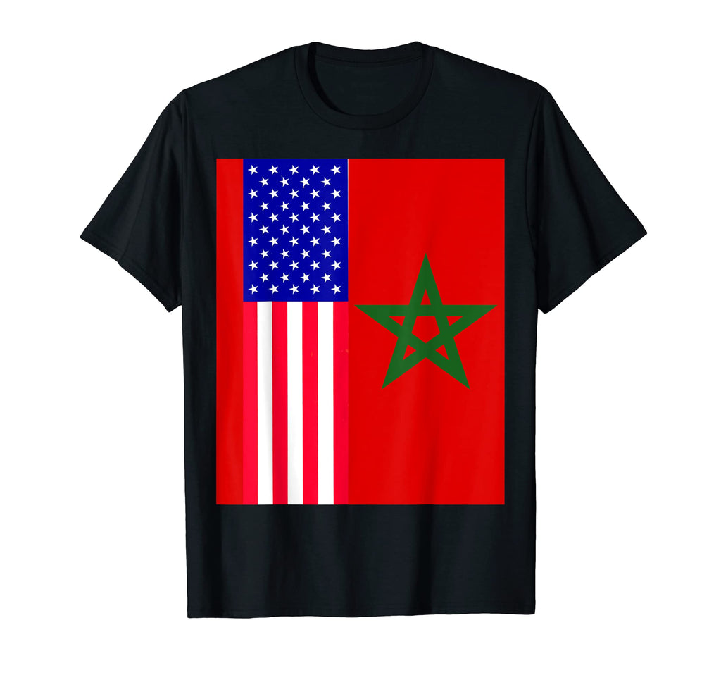 Moorish American Morocco Flag T-Shirt - Aesthetic Graphic for Adults