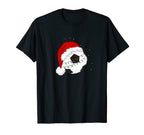 Soccer Light Holiday Sports Yule T-Shirt - Unique Graphic Men Women