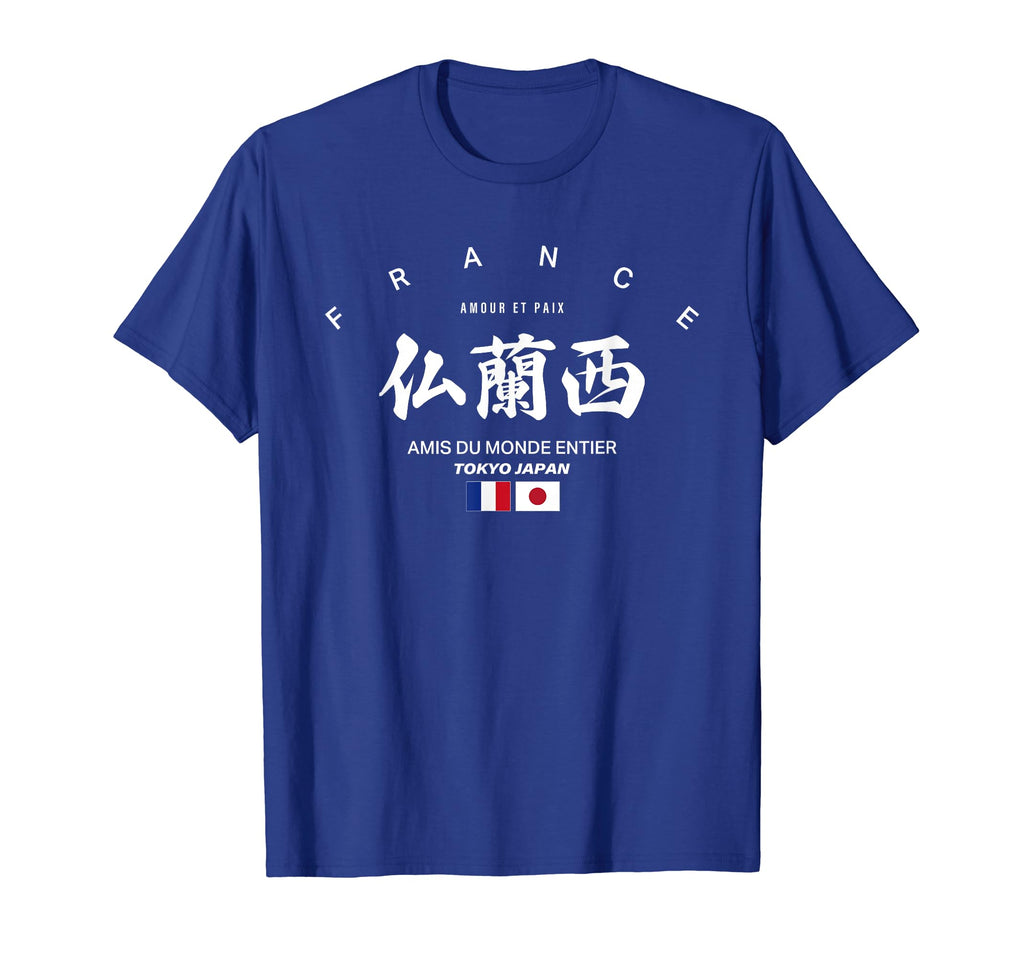 France And Japan Friendship People Hope T-Shirt - Unique Graphic Unisex