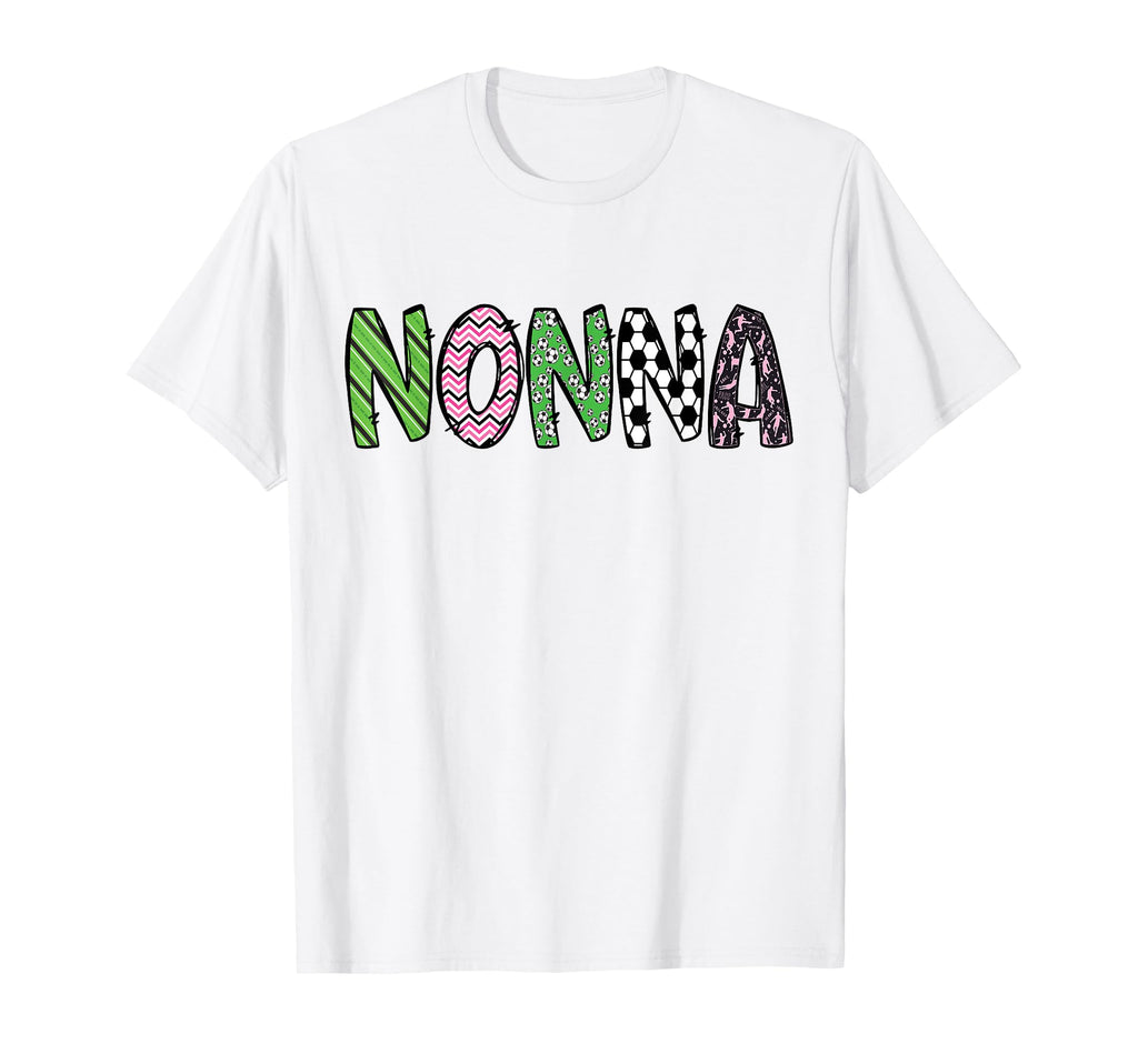 Soccer Nonna Funny Soccer Birthday T-Shirt - Unique Graphic Men Women