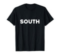 White South Team Colors Spirit T-Shirt - Streetwear Style for Adults