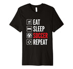 Eat Sleep Soccer Repeat Incredible T-Shirt - Unique Graphic Men Women