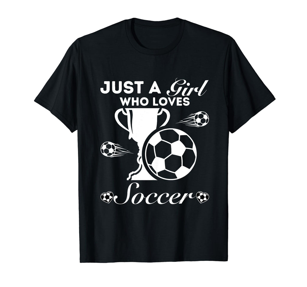 Just Who Loves Soccer T-Shirt - Custom Art Print Men Women