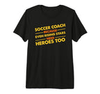 Mens Soccer Coaching Training Trainer T-Shirt - Unique Graphic for Adults