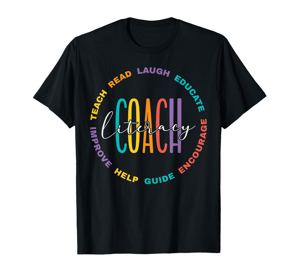 Literacy Coach Appreciation T-Shirt - Minimalist Print Men Women