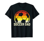 Fathers Day Soccer Dad Best Dad Daddy T-Shirt - Trendy Graphic Men Women