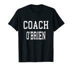 Coach Obrien Custom Football Soccer T-Shirt - Custom Art Print for Adults