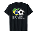 Brasil Soccer Brazilian Flag Brazil T-Shirt - Aesthetic Graphic for Adults